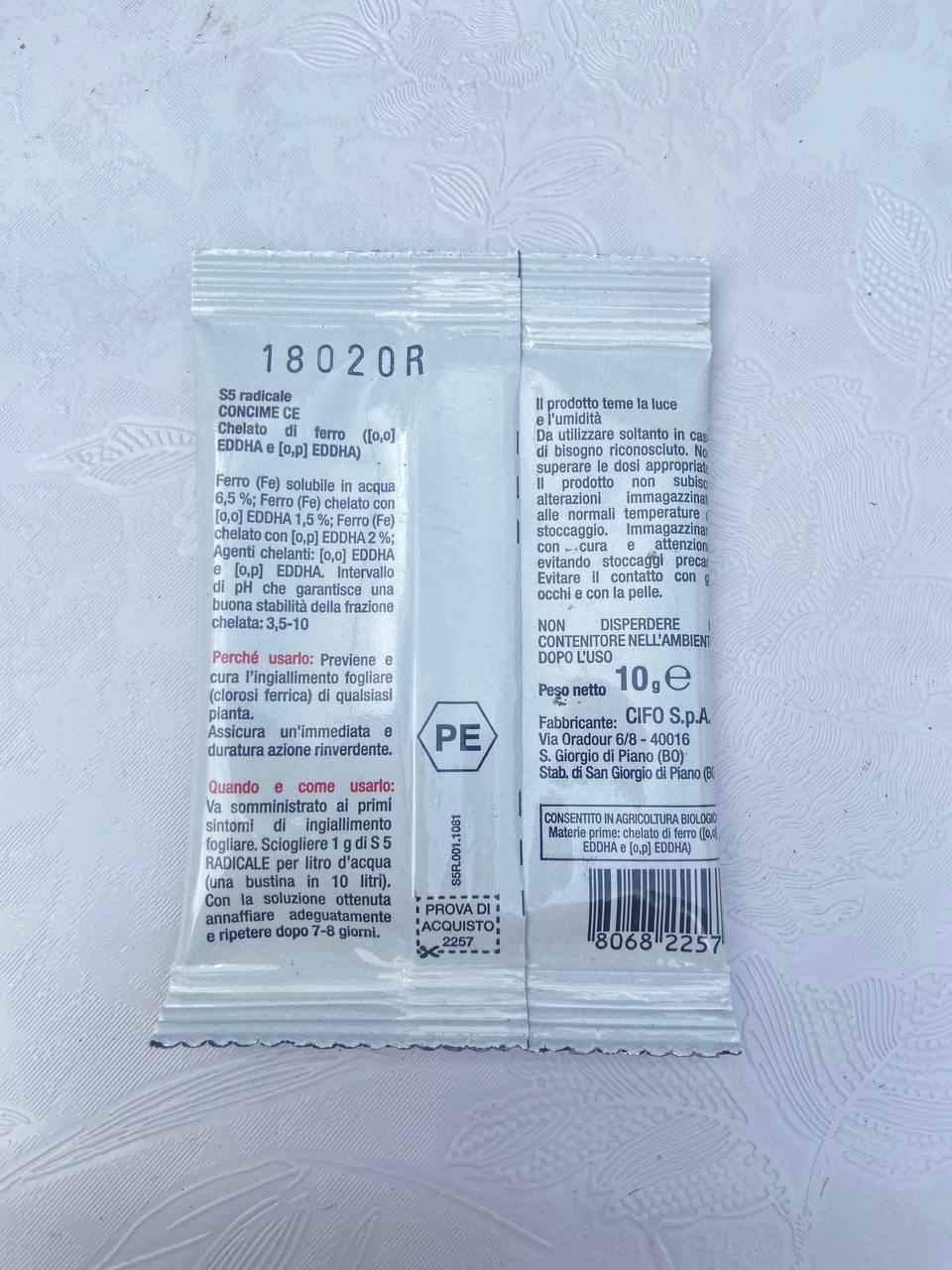 Concimi monodose Cifo