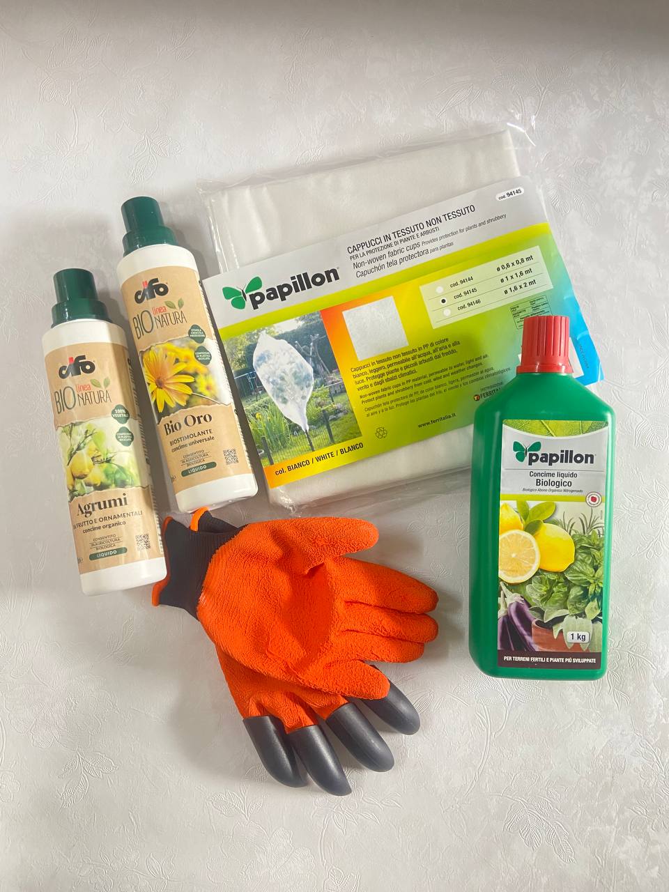 Kit completo per agrumi Cifo & Papillon + Guanti con artigli + Omaggio a scelta