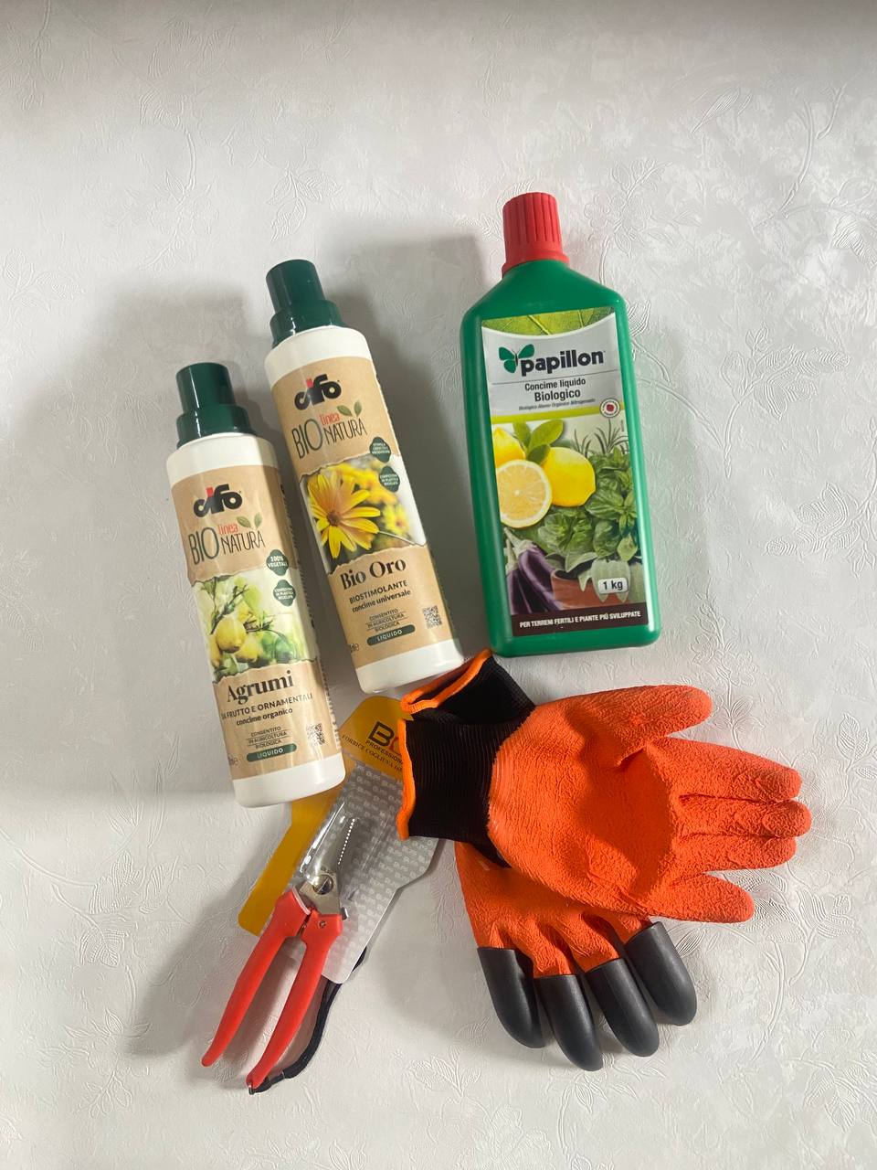 Kit completo per agrumi Cifo & Papillon + Guanti con artigli + Omaggio a scelta