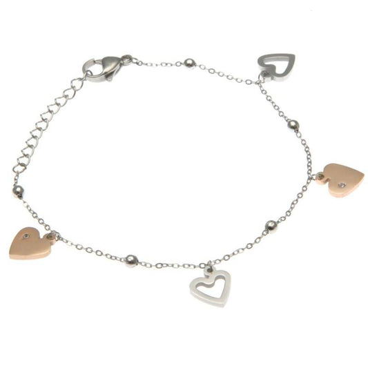 Bracciale SOFFIO D'AMORE color rosa-argento Donna